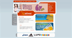 Desktop Screenshot of akivest.com.br